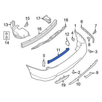Nissan OE - Rear Bumper Impact Absorber