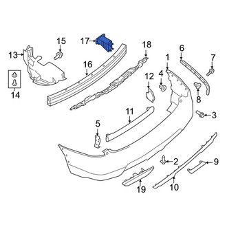 Nissan OE - Front Right Bumper Impact Bar Bracket