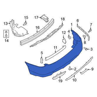 Nissan OE - Rear Bumper Cover