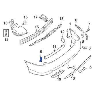 Nissan OE - Right Bumper Cover Bracket