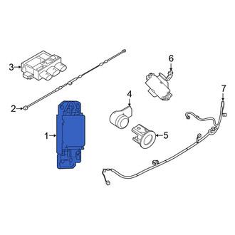 Nissan OE - Rear Left Blind Spot Detection System Warning Sensor