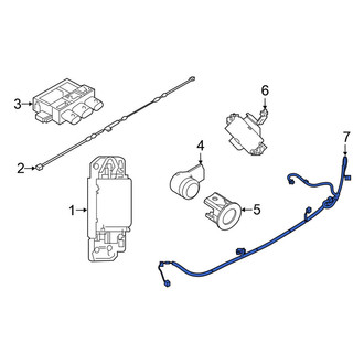 Nissan OE - Rear Parking Aid System Wiring Harness