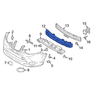 Nissan OE - Front Bumper Impact Absorber