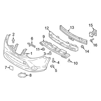 Nissan OE - Front Bumper - Bumper & Components
