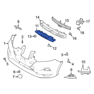 Nissan OE - Front Lower Radiator Support Splash Shield