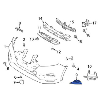 Nissan OE - Front Right Bumper Trim