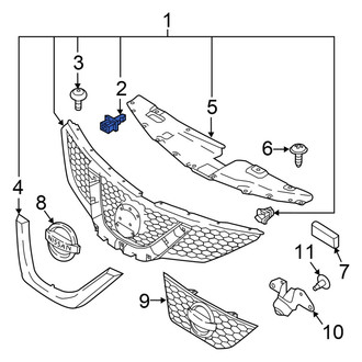 Nissan OE - Grille Retainer