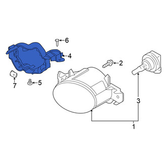 Nissan OE - Left Fog Light Bracket