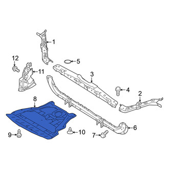 Nissan OE - Front Center Radiator Support Splash Shield