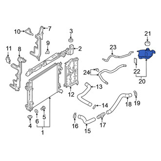 Nissan OE - Engine Coolant Reservoir