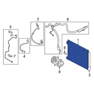 Nissan OE - A/C Condenser