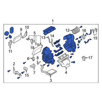 Nissan OE - HVAC Unit Case Assembly