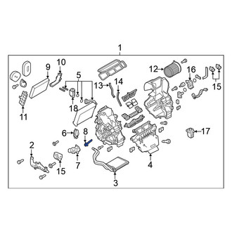 Nissan OE - A/C Refrigerant Temperature Sensor