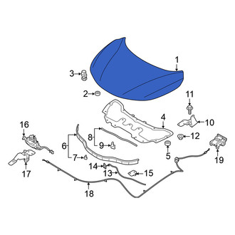 Nissan OE - Front Hood Panel
