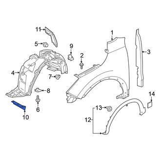 Nissan OE - Front Left Mud Flap