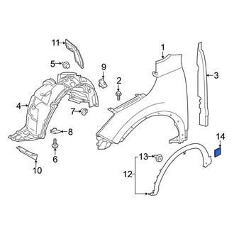 Nissan OE - Front Stone Guard