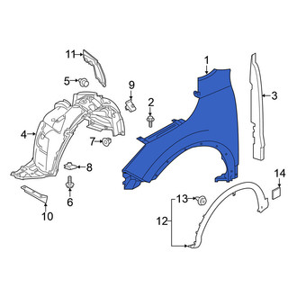 Nissan OE - Front Left Fender