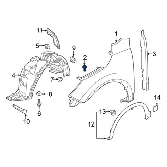 Nissan OE - Hood Release Handle Bolt