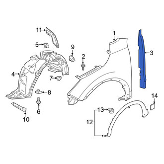 Nissan OE - Front Fender Insulator