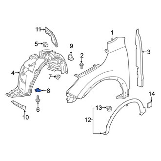 Nissan OE - Fender Liner Retainer