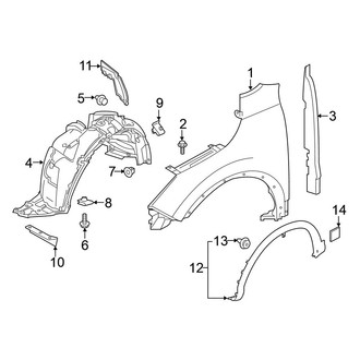 Nissan OE - Fender & Components