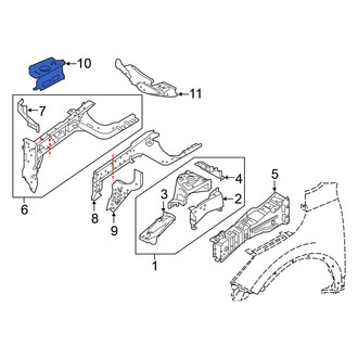 Nissan OE - Left Engine Mount Bracket