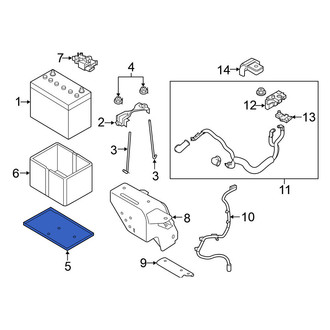 Nissan OE - Battery Tray
