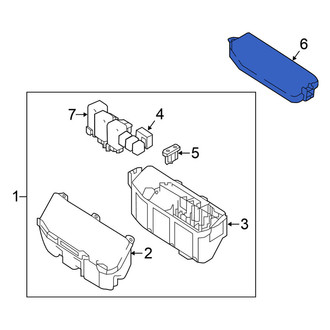 Nissan OE - Upper Fuse and Relay Center Cover