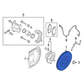 Nissan OE - Front Disc Brake Rotor