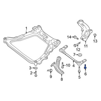 Nissan OE - Suspension Crossmember Reinforcement Bolt