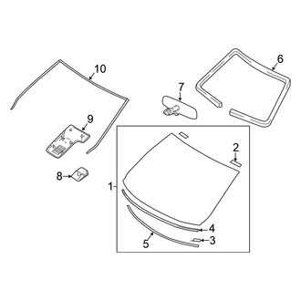 Nissan OE - Windshield - Glass