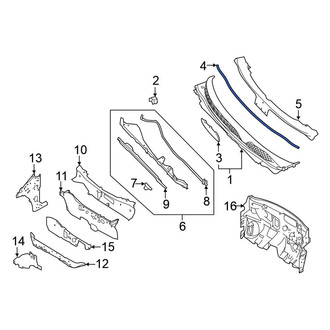 Nissan OE - Cowl Cover Seal