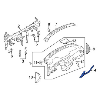 Nissan OE - Inner Instrument Panel Knee Bolster