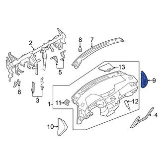 Nissan OE - Right Instrument Panel Side Cover