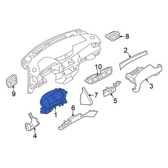 Nissan OE - Instrument Cluster Visor
