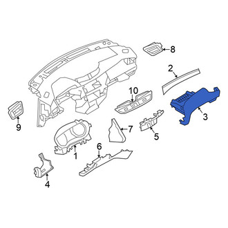 Nissan OE - Right Upper Instrument Panel Cover
