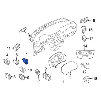 Nissan OE - Heated Steering Wheel Switch