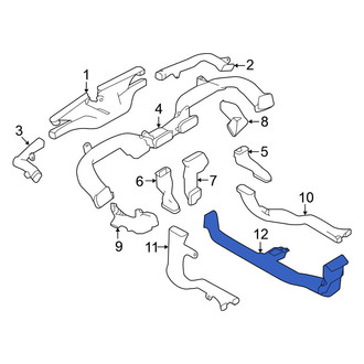 Nissan OE - Rear Instrument Panel Air Duct