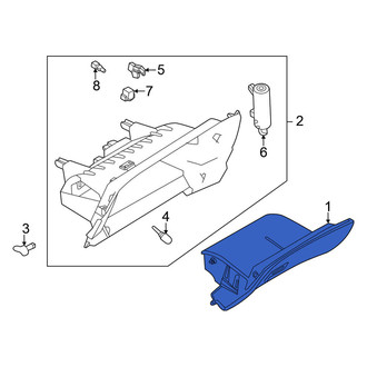 Nissan OE - Front Glove Box Door