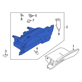 Nissan OE - Front Glove Box Housing