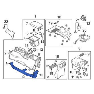 Nissan OE - Center Instrument Panel Air Duct