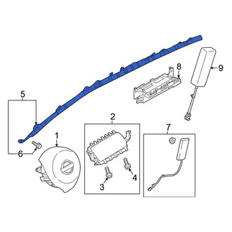 Nissan OE - Left Curtain Air Bag