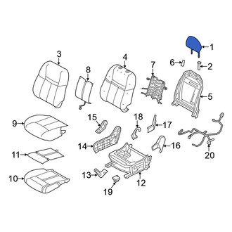 Nissan OE - Front Left Headrest