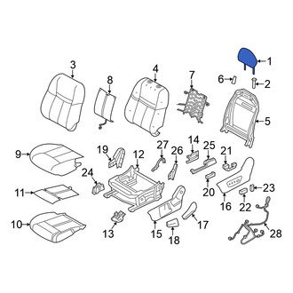Nissan OE - Front Left Headrest