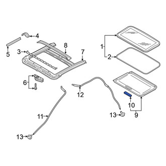Nissan OE - Sunroof Handle