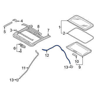 Nissan OE - Rear Sunroof Drain Hose