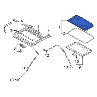 Nissan OE - Sunroof Glass