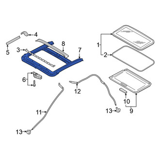 Nissan OE - Sunroof Frame