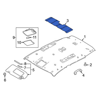 Nissan OE - Headliner Insulator