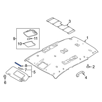 Nissan OE - Sun Visor Light